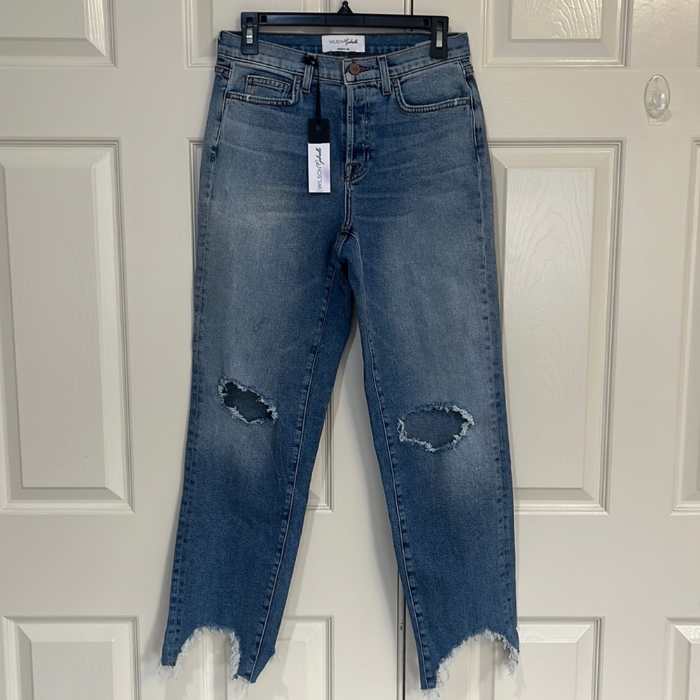 Wilson Gabrielle the Jill Boyfriend jeans high rise Y2K minimalist size 26–NWT!